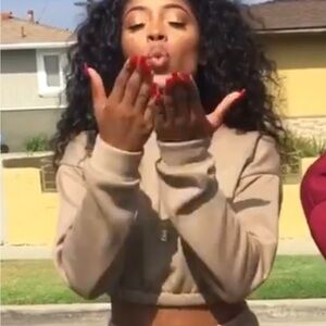 PHLO Tan Crop Sweatshirt-NWOT